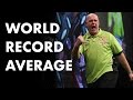 World Record Average! Michael van Gerwen averages 123.4! INCREDIBLE!