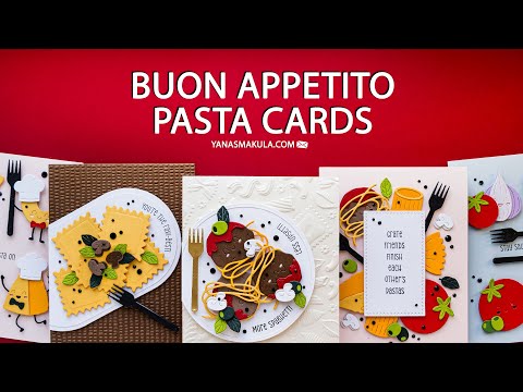 Buon Appetito! Punny Pasta Cards with Spellbinders