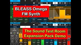 Video thumbnail for BLEASS Omega FM Synth - The Sound Test Room Expansion Pack - Let’s Play by The Sound Test Room