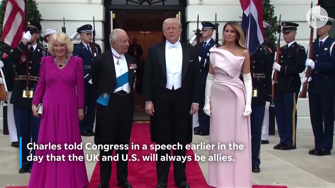 King Charles III presents President Trump with gift from WWII ship 'HMS Trump'