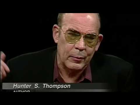 Hunter S. Thompson interview on "The Rum Diary" (1998)