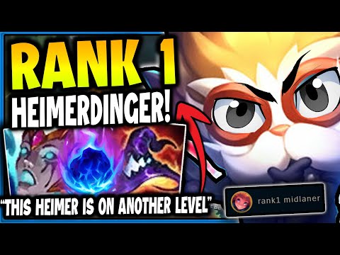 Rank 1 Heimerdinger beats RANK 1 MIDLANER? THE GODMERDINGER in SEASON 11- League of Legends