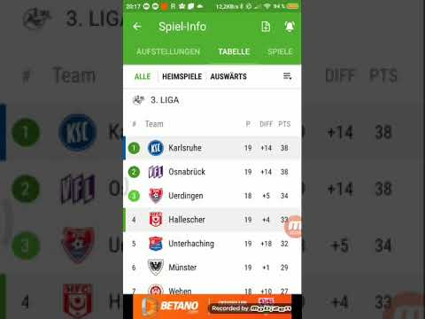 Hallescher FC gegen Karlsruhe SC 0:3