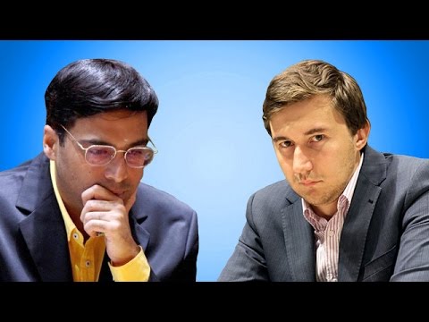 2016 Candidates Chess Tournament - Viswanathan Anand vs Sergey Karjakin  - Round 11