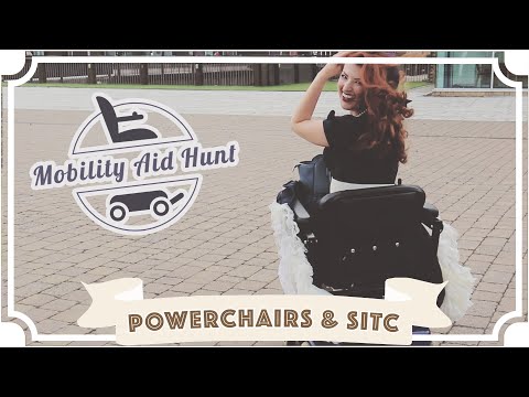 Trying a power chair for the first time! // Mobility Aids 3