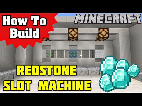 Unbelievable! Creating Working Slot Machine Minecraft!