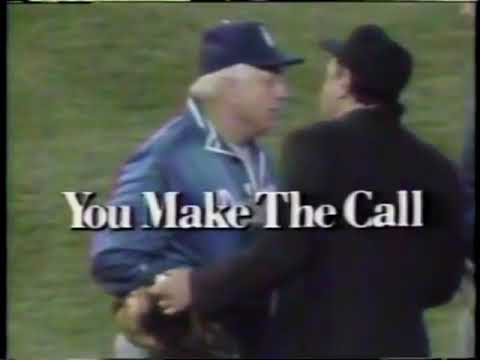 IBM Presents You Make The Call 1986 MLB