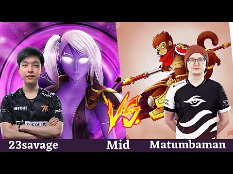 Matumbaman vs 23savage - Mid -Monkey king vs void spirit -Memes :)