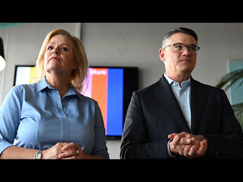 Unterzeichnung des Koalitionsvertrags: Statements von Boris Rhein (CDU) und Nancy Faeser (SPD)