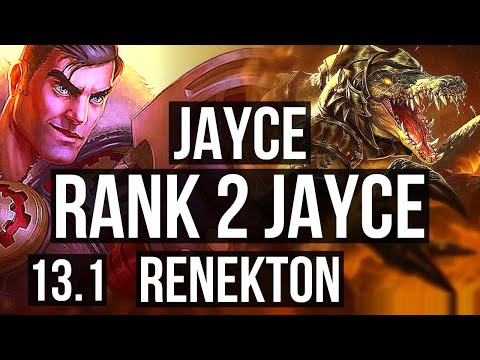 JAYCE vs RENEKTON (TOP) | Rank 2 Jayce, 4/2/7, Rank 17 | EUW Challenger | 13.1