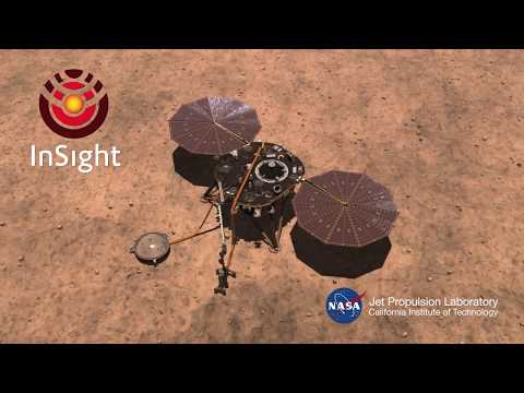 InSight på väg mot sitt uppdrag på Mars