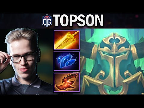 OG.TOPSON WRAITH KING WITH AGHANIMS SHARD - DOTA 2 7.28 GAMEPLAY