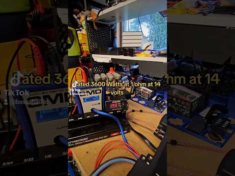Kicker Warhorse 3600.1 amp dyno run! #testbench #caraudio