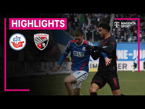 Hansa Rostock - FC Ingolstadt 04 | Highlights 3. Liga | MAGENTA SPORT