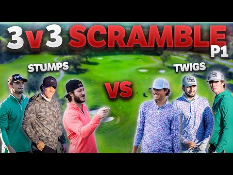 Can Team Stumps Continue Dominating? 3v3 18 Hole Scramble | Part 1