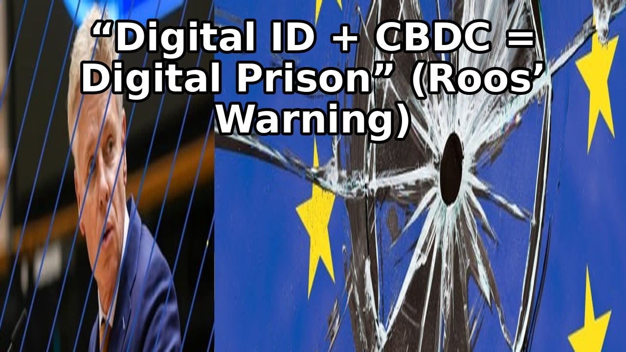 “Digital ID + CBDC = Digital Prison” (Roos’ Warning)