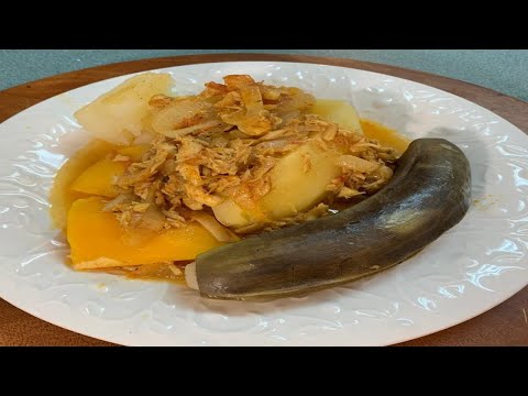 Bajan Stew Food | Ground Provision W/ Saltfish gravy