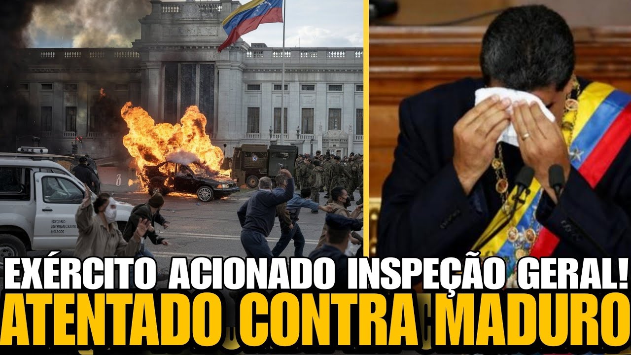 ATENTADO CONTRA MADURO:  EXÉRCITO DA VENEZUELA ACIONA PARA AVERIGUAR..