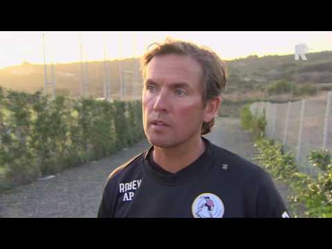 Alex Pastoor na afloop van het oefenduel Sparta - NEC