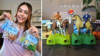 UNBOXING BURGER KING SPIRIT: STALLION OF THE CIMARRON TOYS (All new in packaging!)
