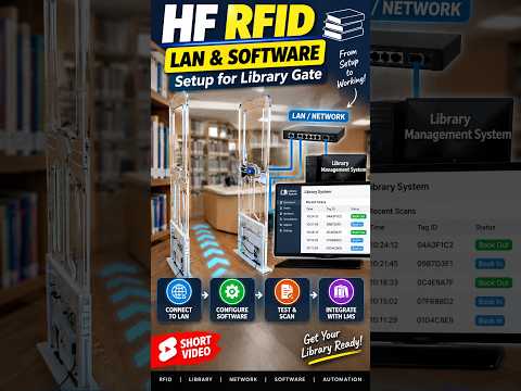 Real RFID Hardware & Controller LAN Setup Demonstration