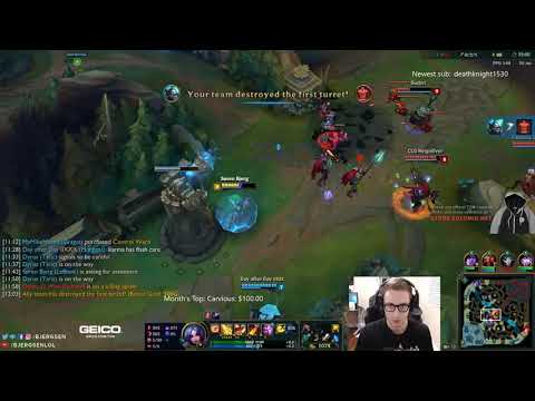 TSM Bjergsen - LeBlanc vs Azir Mid - NA SoloQ (SEASON 8)