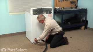 Washing Machine Repair - Replacing the Drain Hose Clip (GE Part # WH16X513)