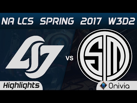 CLG vs TSM Highlights Game 2 NA LCS Spring 2017 W3D2 Counter Logic Gaming vs Team Solo Mid