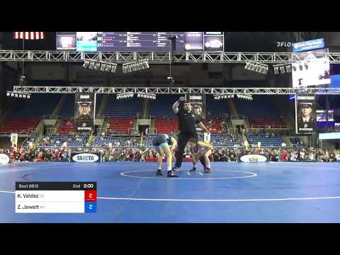 94 Lbs Semifinal - Katey Valdez, Colorado Vs Zoey Jewett, New York A08a