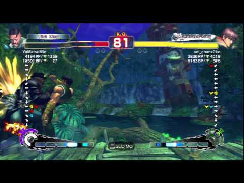 YaMatsuMin [Dudley] Vs aoi_chanx2ko [Guy] SSF4 AE Japanese Online Ranked Matches