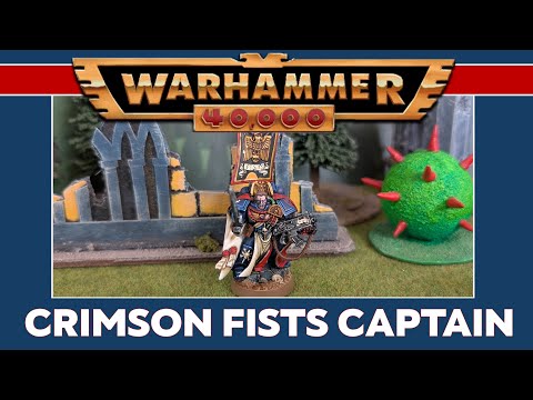 Assault on Black Reach Space Marine Captain Painting | Warhammer 40k