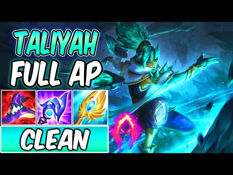 FULL AP MAX BURST TALIYAH | CRYSTALIS MOTUS TALIYAH MID GAMEPLAY | League of Legends