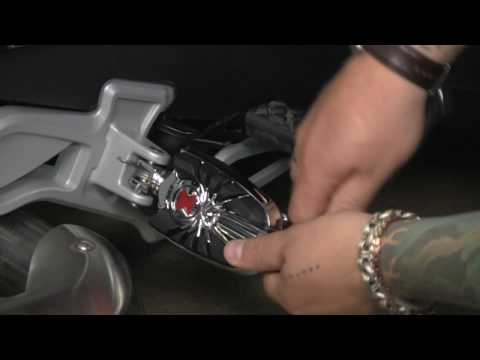 Kuryakyn Garage: Can Am Spyder Foot Pegs & Axle Cap Install