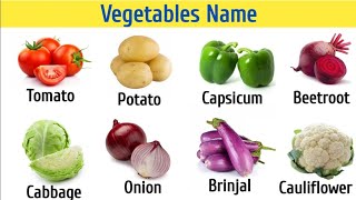 Vegetables Name in English | सीखें सब्ज़ियों के नाम अंग्रेज़ी में | #kidseducation