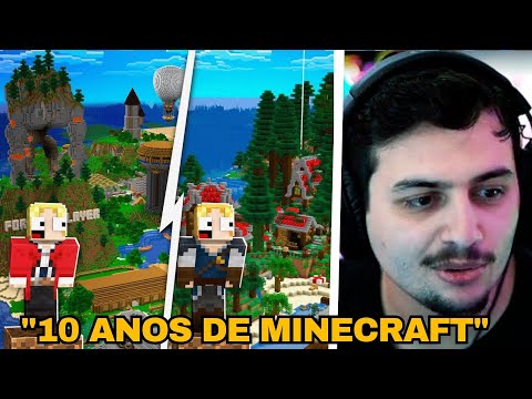 GABE reage ESSE é o MUNDO do FOREVER MAPA 4!! MINECRAFT