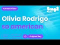 Olivia Rodrigo - so american (Piano Karaoke)