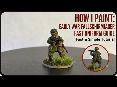Early-war Fallschirmjäger painting tutorial