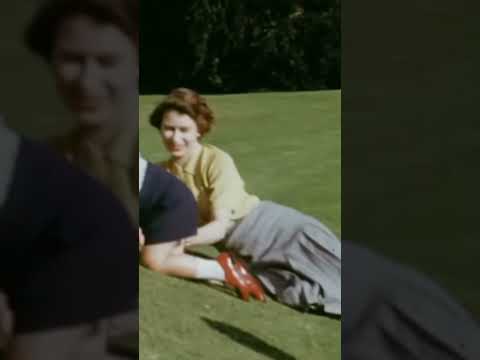Thumbnail for Queen Elizabeth in 1953 enjoying her holidays in Windsor castle 🏰 #queenelizabeth #queenelizabethii
