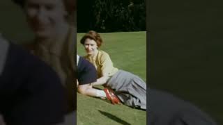 Queen Elizabeth in 1953 enjoying her holidays in Windsor castle 🏰 #queenelizabeth #queenelizabethii