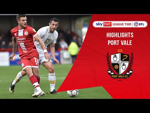 HIGHLIGHTS | Crawley Town vs Port Vale