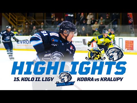 15. kolo HC Kobra Praha vs HK Kralupy | 2. liga 2024/25 Highlights