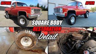 1986 GMC 4X4 SHORT BED | FULL INTERIOR EXTERIOR 40 HOUR DETAIL! *RESURRECTED*