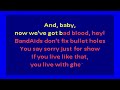 Taylor Swift  ft  Kendrick Lamar  - Bad Blood (karaoke)