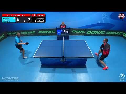 23:00 Anatolii Levshyn 1-3 Liubomyr Sheshurak West 5 WIN CUP 29.11.2022 | TABLE TENNIS WINCUP