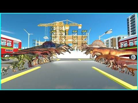 Carnivore Dinosaurs ARBS Faction VS Carnivore Dinosaurs JWE2 Faction  Animal Revolt Battle Simulator