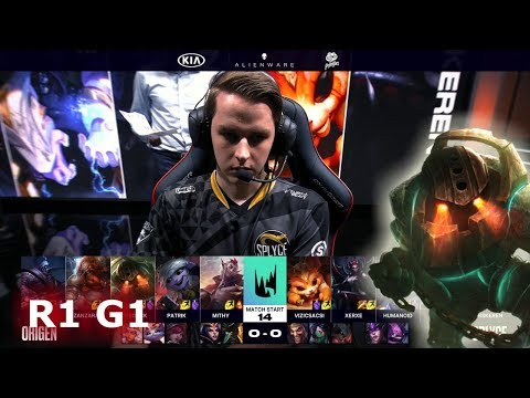 Origen vs Splyce - Game 1 | Round 1 S9 LEC Regional Qualifier for Worlds 2019 | OG vs SPY G1