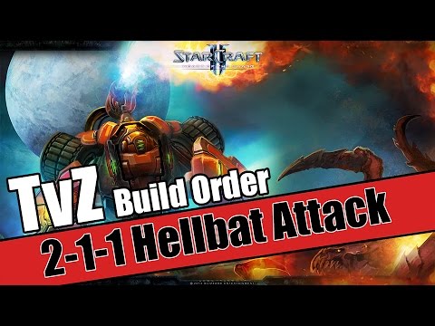 Build Order Tutorial: TvZ 2-1-1 Hellbat Attack