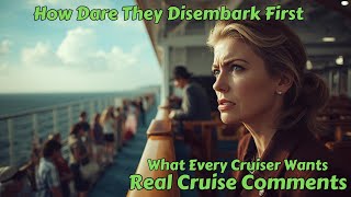 How Dare They Disembark First I'm Platinum - What Every Cruiser Wants