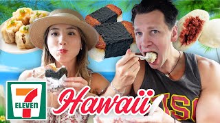 🌺 Hawaii 7-ELEVEN (exclusive items) Taste Test! | YB vs. FOOD