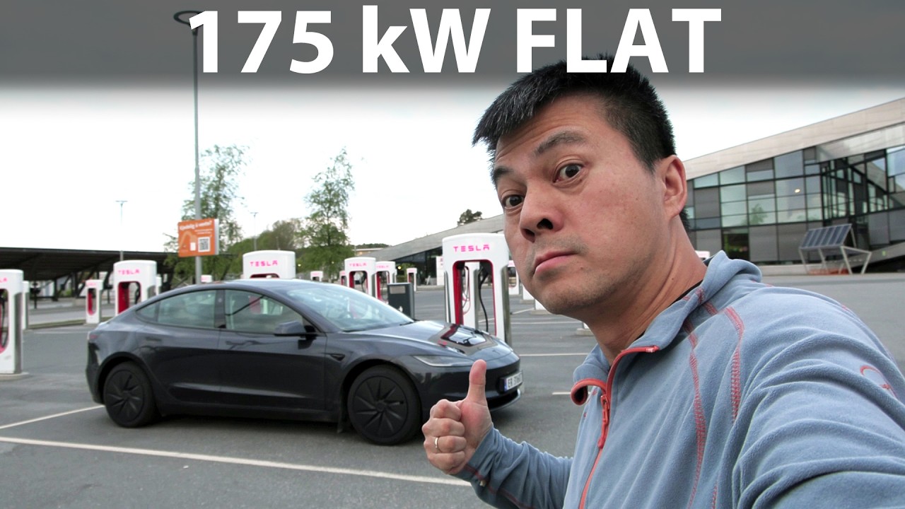 Tesla Model 3 Standard 64 kWh charging test